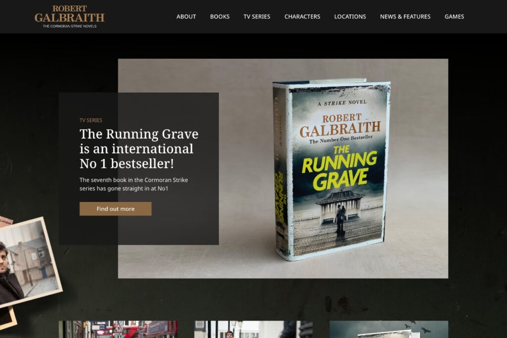 robert galbraith website